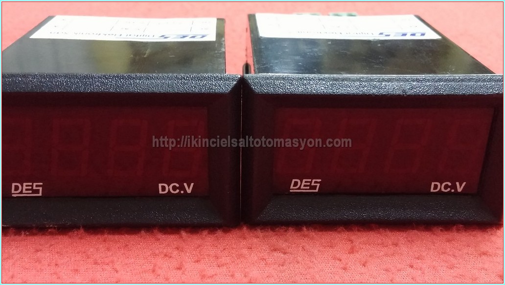 DES DC.V 50V 30X60 VOLTMETRE