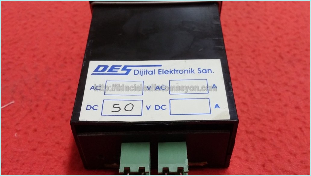 DES DC.V 50V 30X60 VOLTMETRE