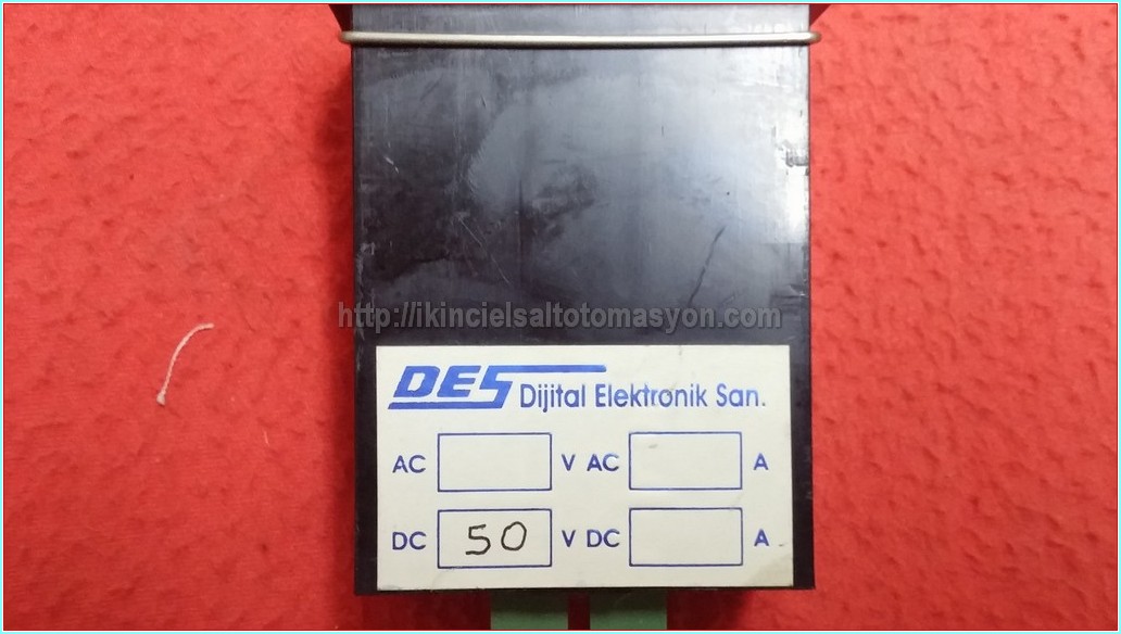 DES DC.V 50V 30X60 VOLTMETRE