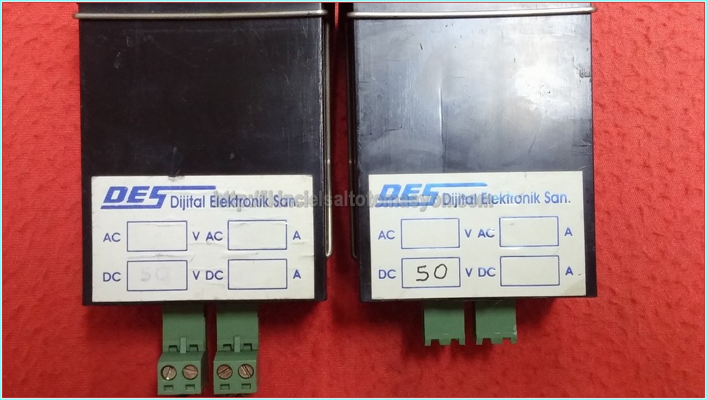 DES DC.V 50V 30X60 VOLTMETRE