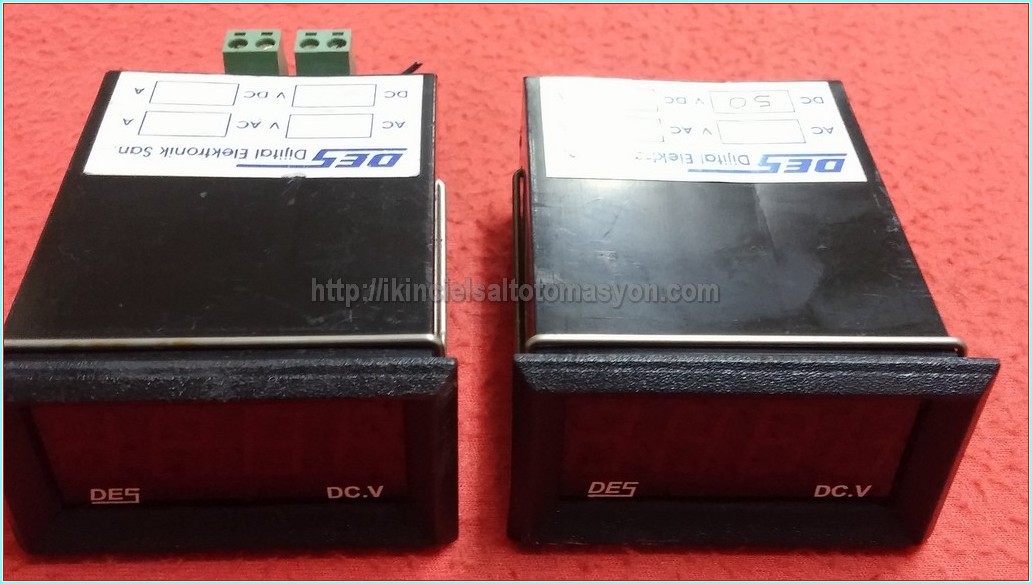 DES DC.V 50V 30X60 VOLTMETRE