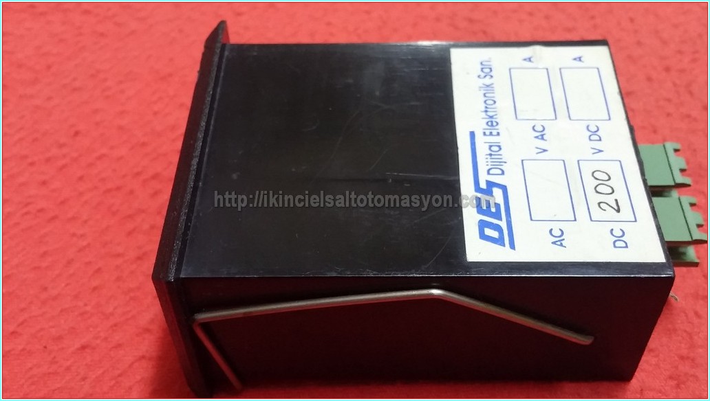 DES DC.V 200V 30X60 VOLTMETRE