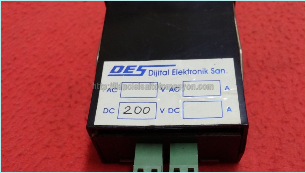 DES DC.V 200V 30X60 VOLTMETRE