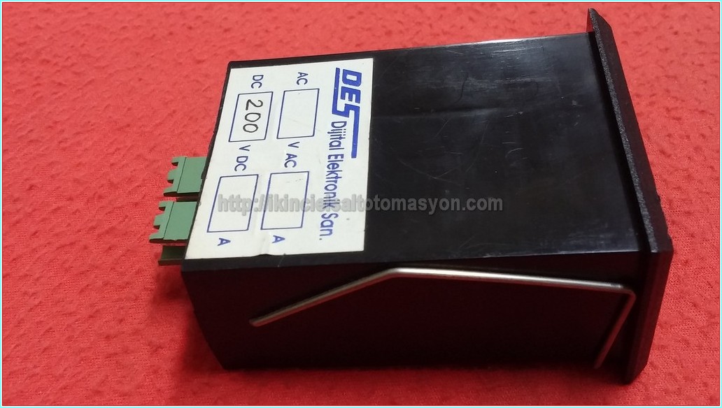DES DC.V 200V 30X60 VOLTMETRE