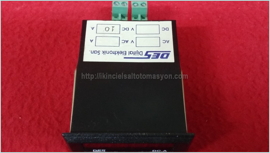 DES DC.A 10A 30X60 VOLTMETRE