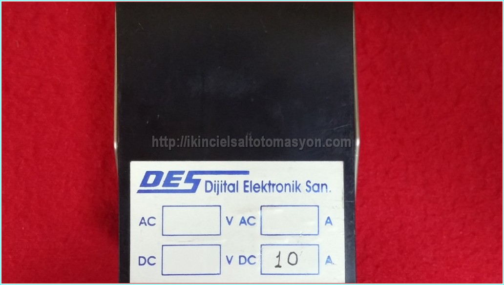 DES DC.A 10A 30X60 VOLTMETRE