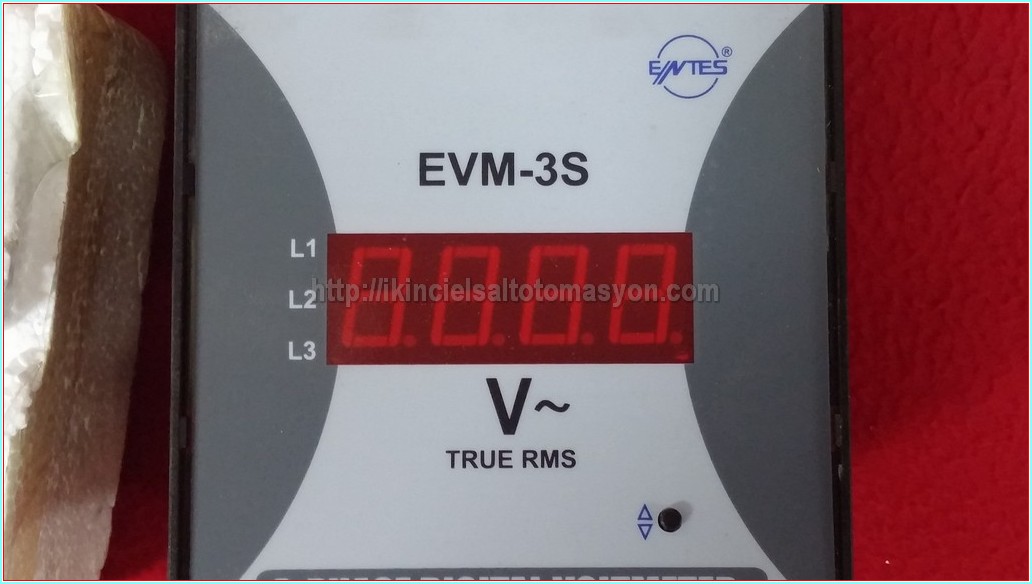 ENTES EVM-3S EVM3S EVM3S 96X96 SIFIR KUTULU DIGITAL VOLTMETER