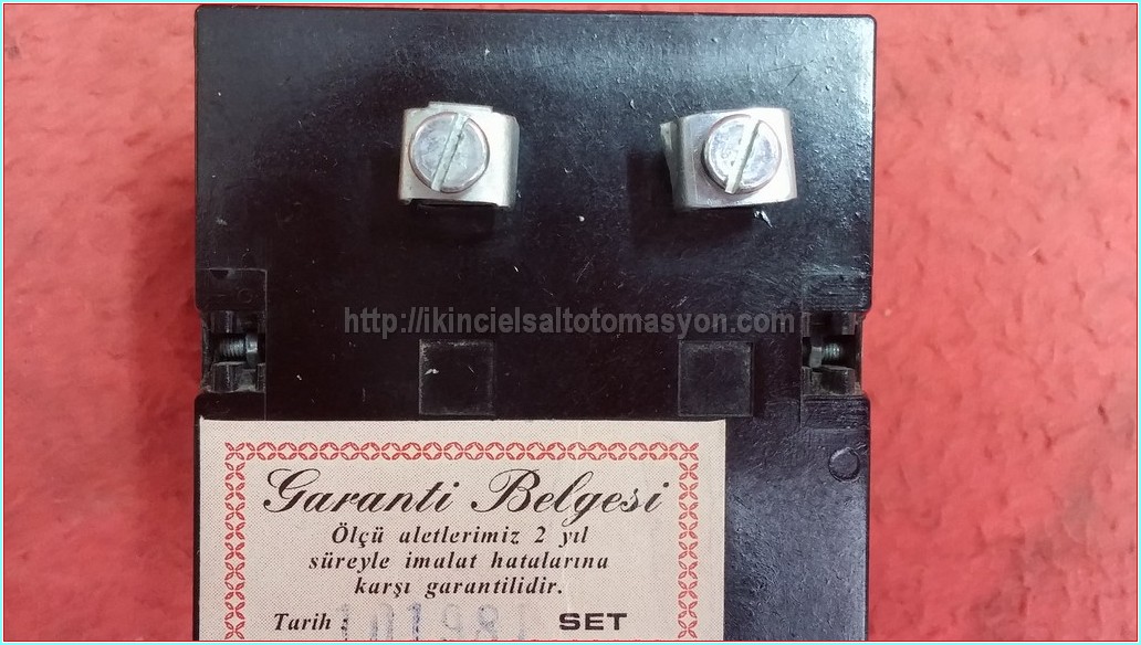SET 72X72 ANALOG VOLTMETRE
