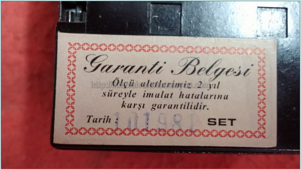 SET 72X72 ANALOG VOLTMETRE