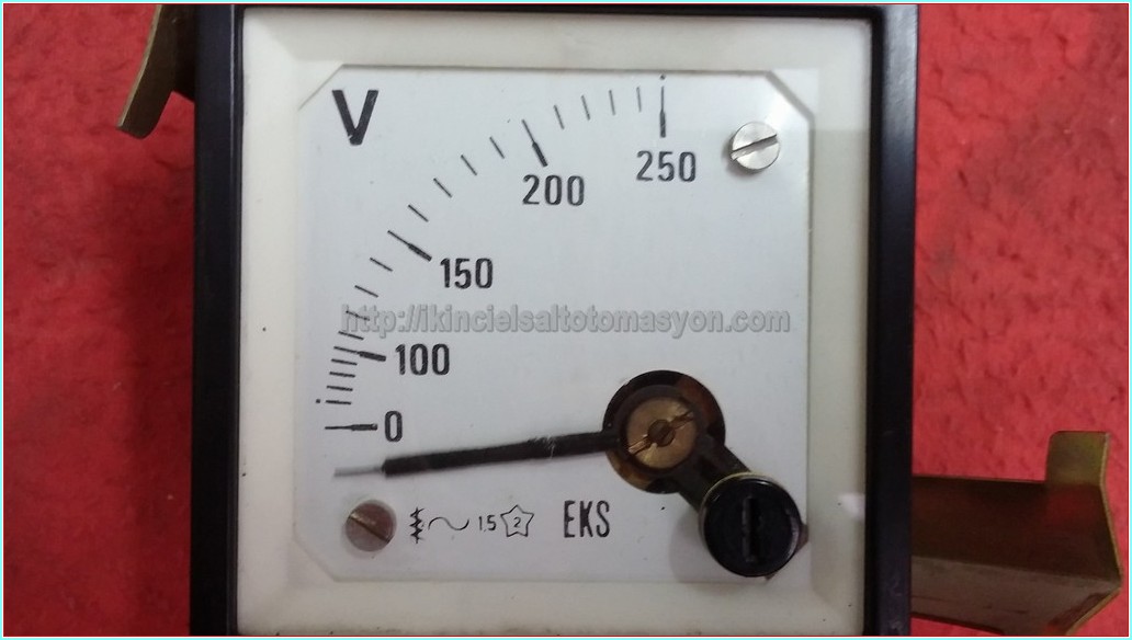 SET 72X72 ANALOG VOLTMETRE
