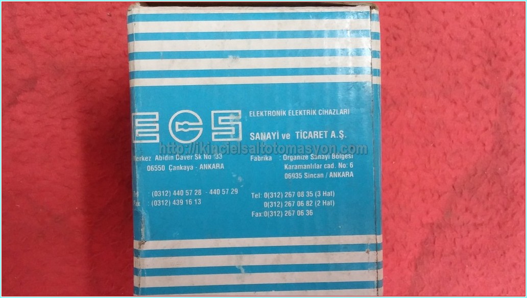 ECS WQ 96 RS 400-5A 96X96 ANALOG AMPERMETRE