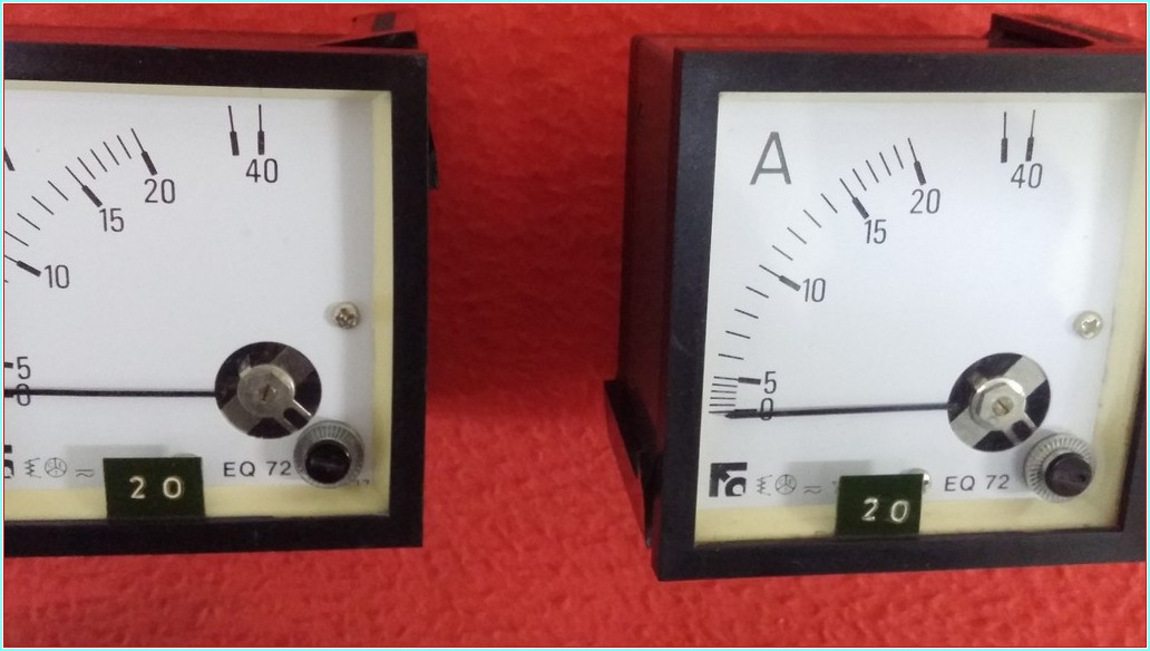 SET EQ 72 5X20 ANALOG AMPERMETRE