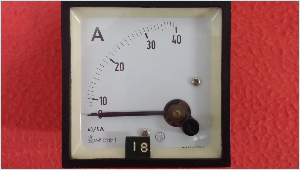 SET EQ 72 5X20 ANALOG AMPERMETRE
