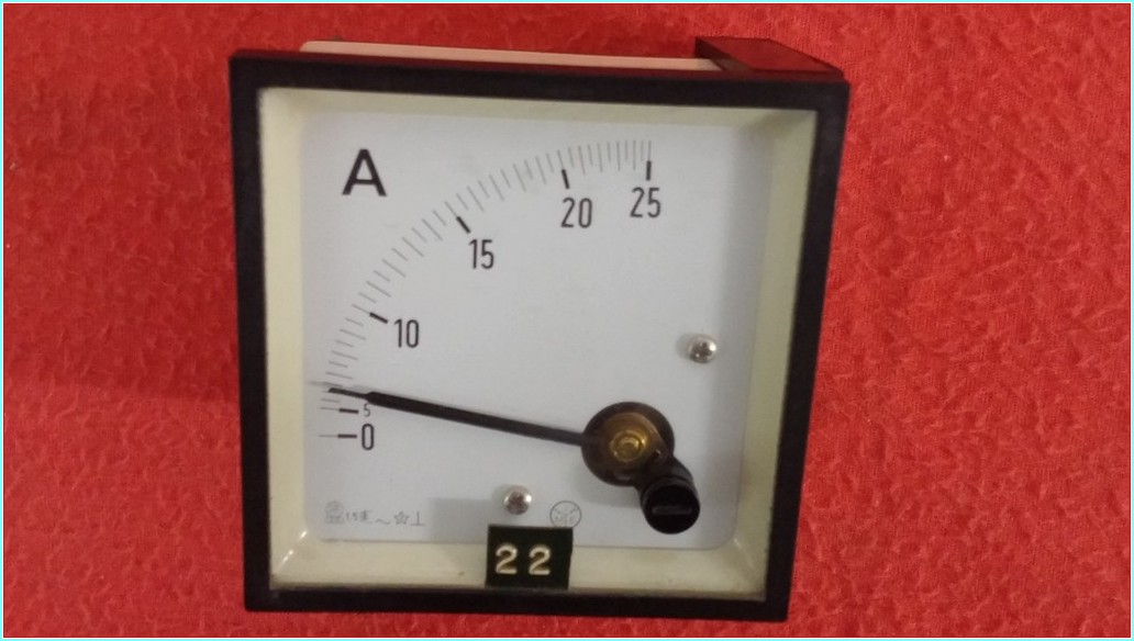 SET 5X25 ANALOG AMPERMETRE