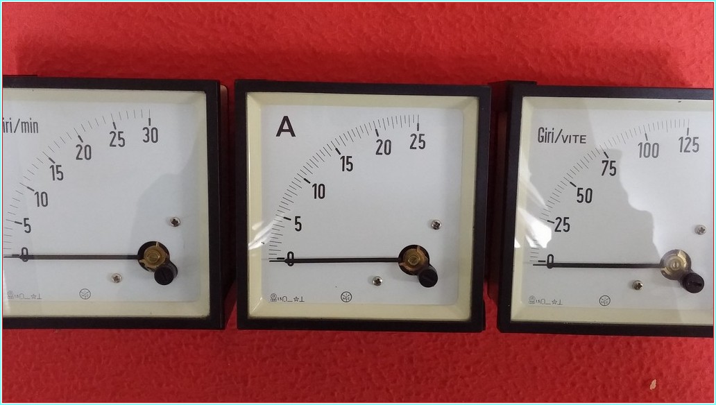 SET 5X25 5X125 5X30 ANALOG AMPERMETRE