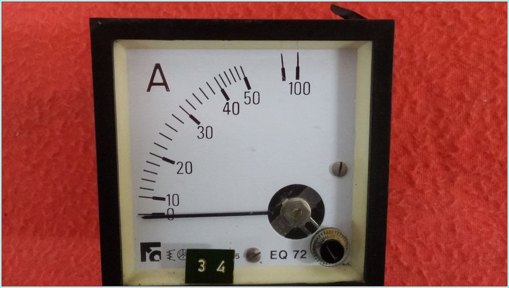 SET EQ 72E EQ 72 5X50 5X50 ANALOG AMPERMETRE