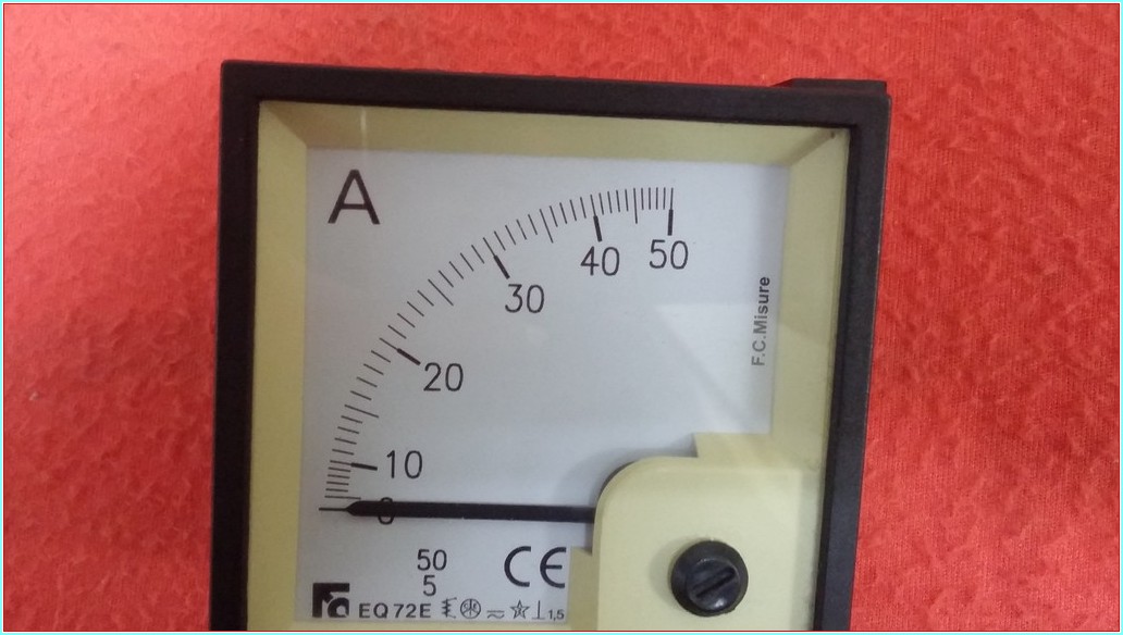 SET EQ 72E EQ 72 5X50 5X50 ANALOG AMPERMETRE