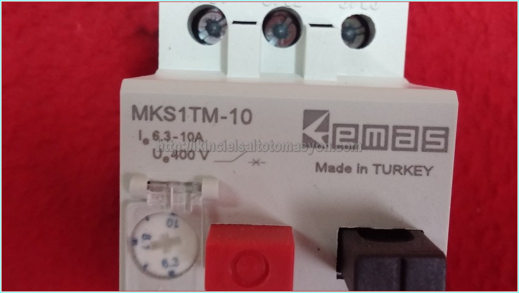 EMAS MKS1TM-10 6,30-10,0A SIFIR KUTULU MOTOR KORUMA