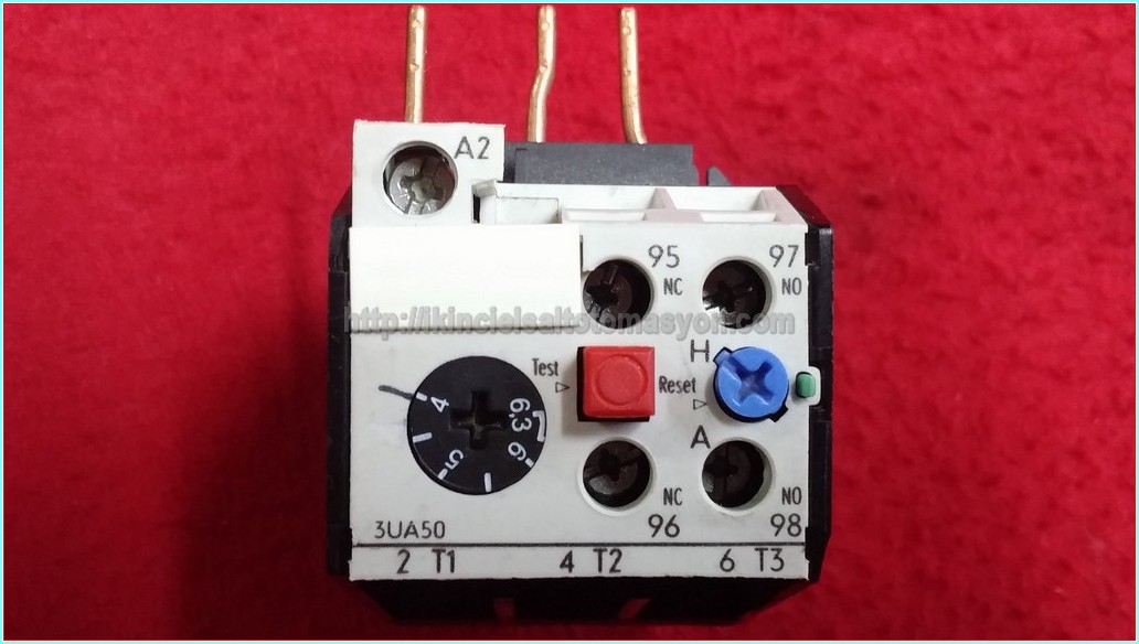 SIEMENS 3UA50 00-0J 0,63-1A MOTOR KORUMA