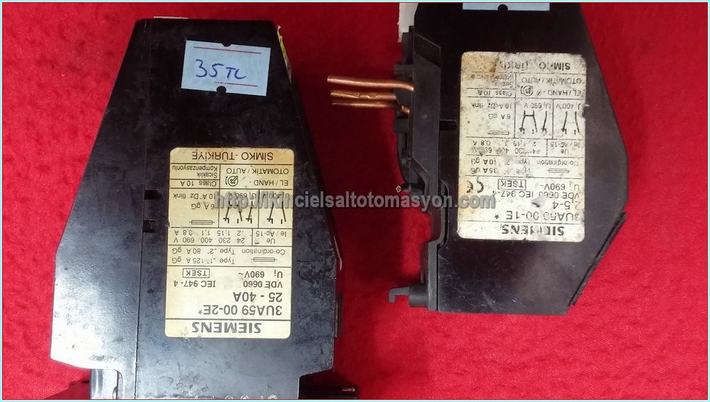 SIEMENS 3UA59 00-2P 50-63A MOTOR KORUMA