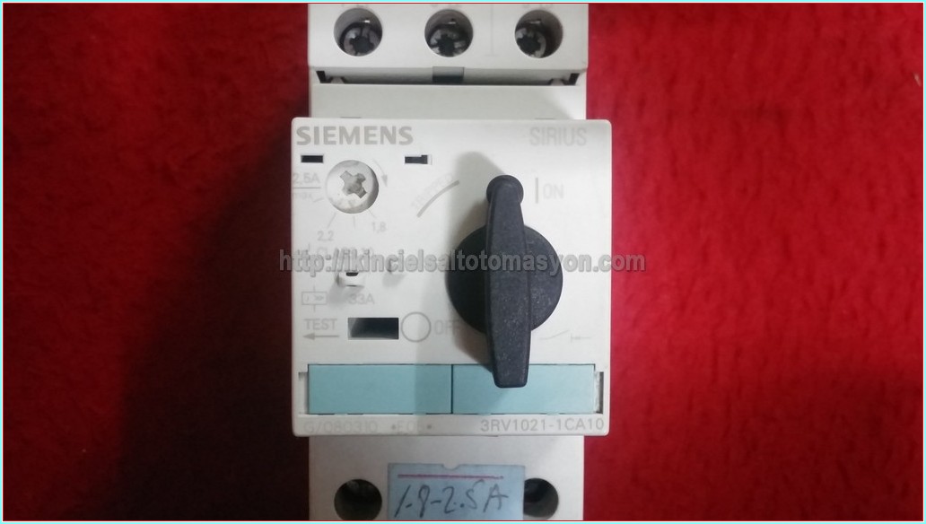 SIEMENS 3RV1021-1CA10 1,8-2,5A SIRIUS MOTOR KORUMA