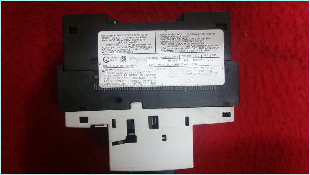 SIEMENS 3RV1021-1CA10 1,8-2,5A SIRIUS MOTOR KORUMA