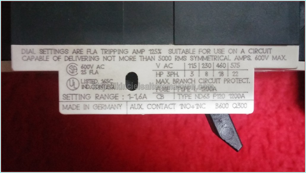SIEMENS 3VU1300-1MG00 1-1,6 MOTOR KORUMA