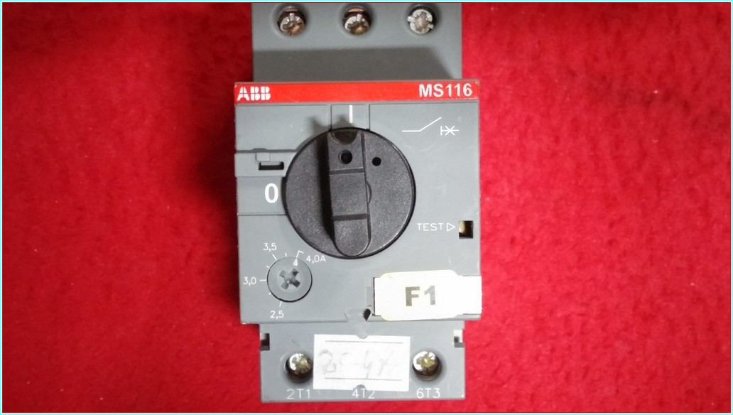 ABB MS116-4,0 1SAM250000R1008 2,5-4A MOTOR KORUMA