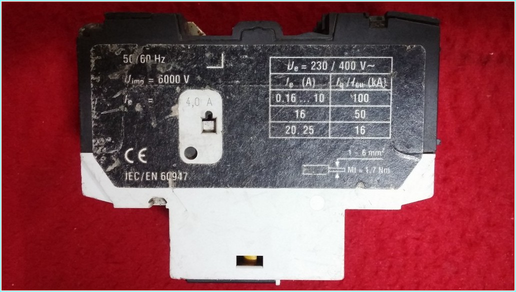 ABB MS116-4,0 1SAM250000R1008 2,5-4A MOTOR KORUMA