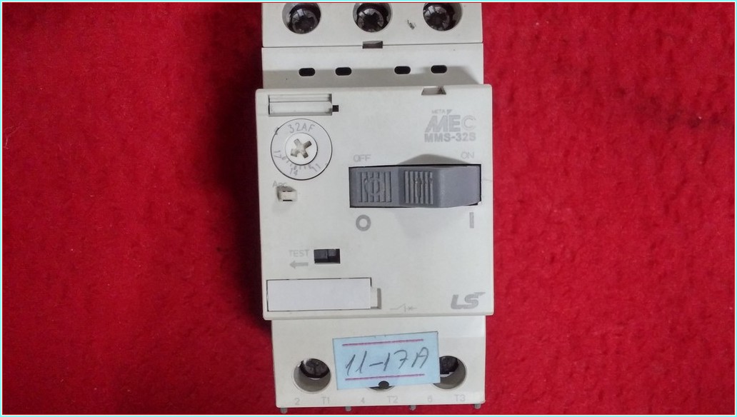 LS MEC MMS-32S 11-17A VE 3,2-8A   ACIK KAPALI YARDIMCI KONTAKLI MOTOR KORUMA