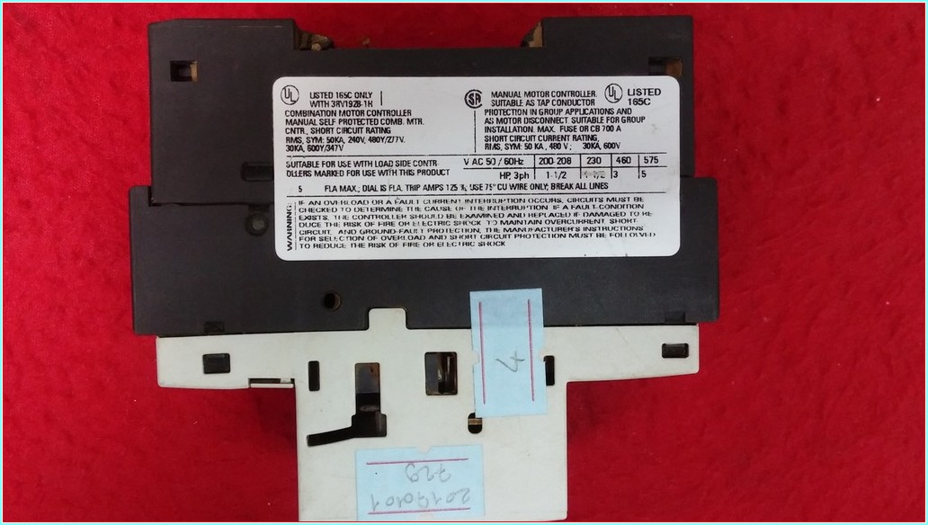SIEMENS 3RV1021-1FA10 3,5-5A SIRIUS MOTOR KORUMA