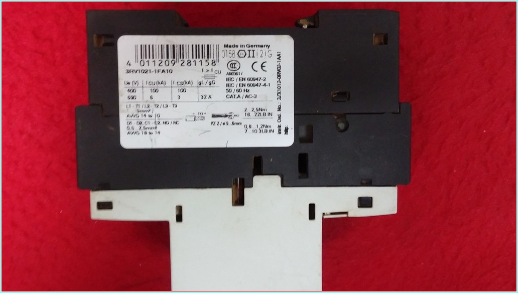 SIEMENS 3RV1021-1FA10 3,5-5A SIRIUS MOTOR KORUMA