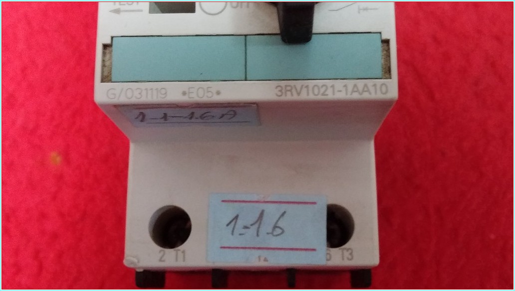 SIEMENS 3RV1021-1AA10 1,1-1,6A SIRIUS MOTOR KORUMA