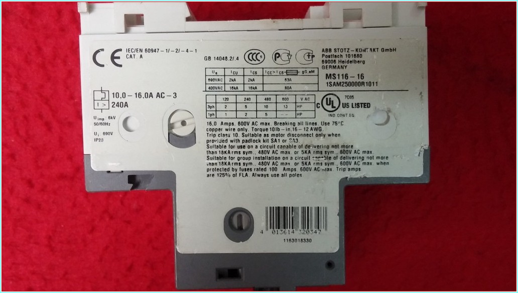 SIEMENS 3VU1300-1MM00 10-16A MOTOR KORUMA