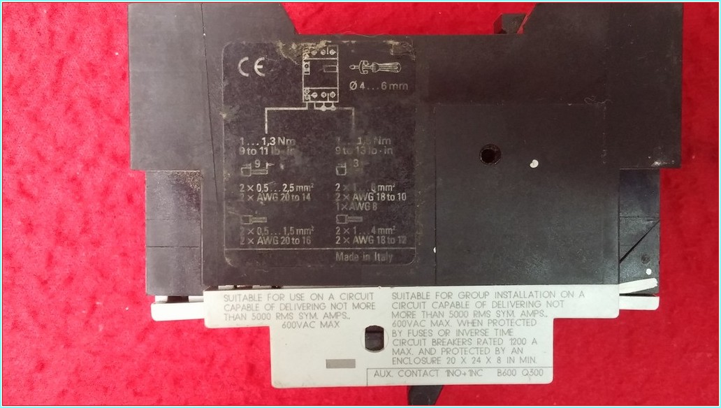 SIEMENS 3VU1300-1MM00 10-16A MOTOR KORUMA