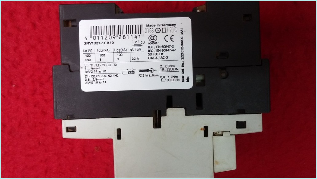 SIEMENS 3RV1021-1EA10 2,8-4A SIRIUS MOTOR KORUMA