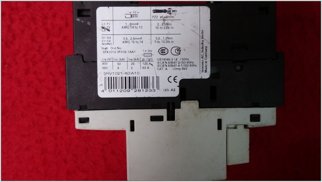 SIEMENS 3RV1021-4DA10 20-25 A SIRIUS MOTOR KORUMA