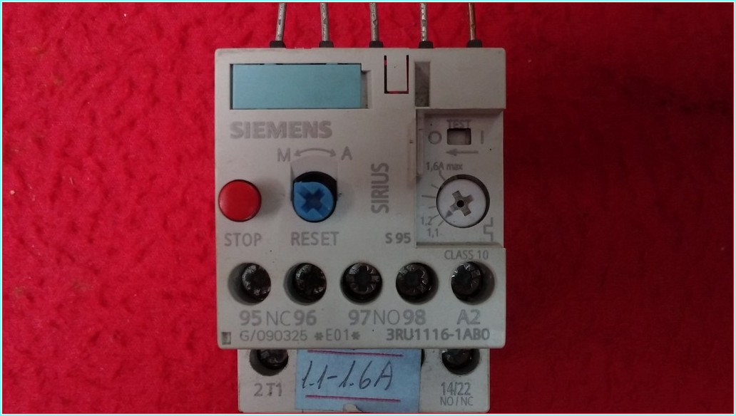 SIEMENS 3RU1126-4AB0 11-16A SIRIUS 3R MOTOR KORUMA