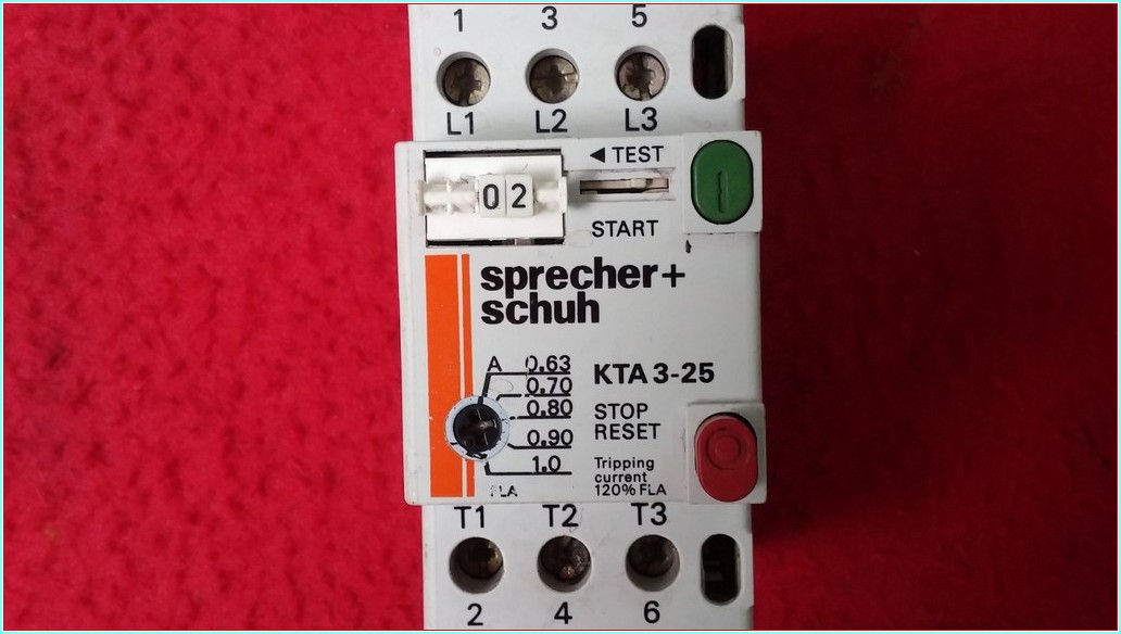 SPRECHER SCHUH KTA3-25 0,63-1,0A MOTOR KORUMA