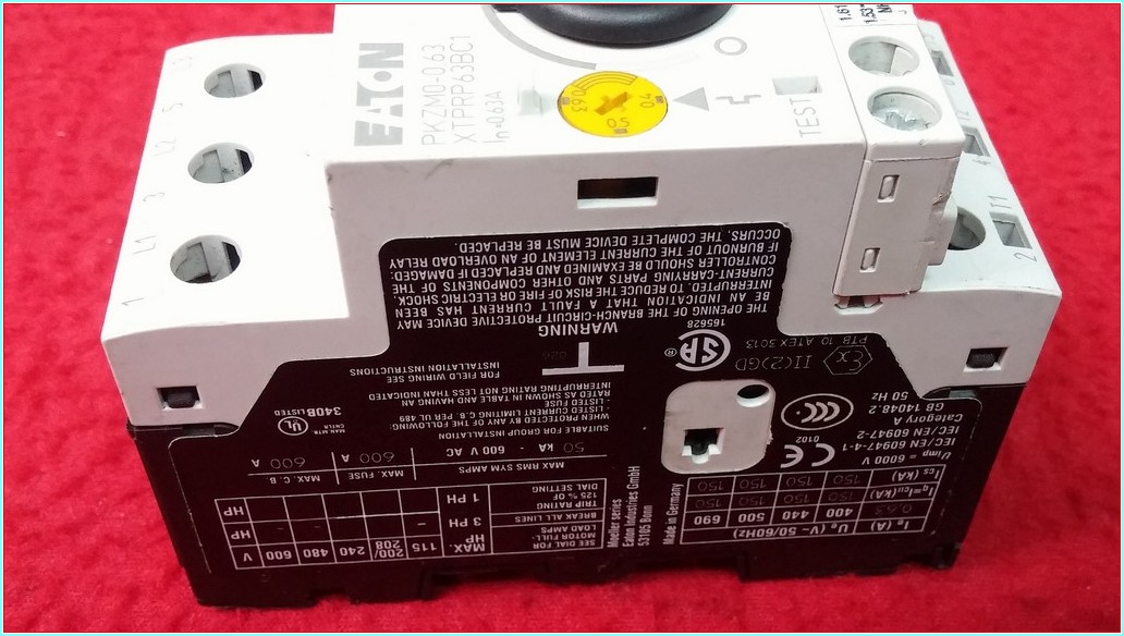 EATON PKZM0-0,63 60947 MOELLER XTPRP63BC1 0,4-0,63A KZM0-0,63-EA MOTOR KORUMA