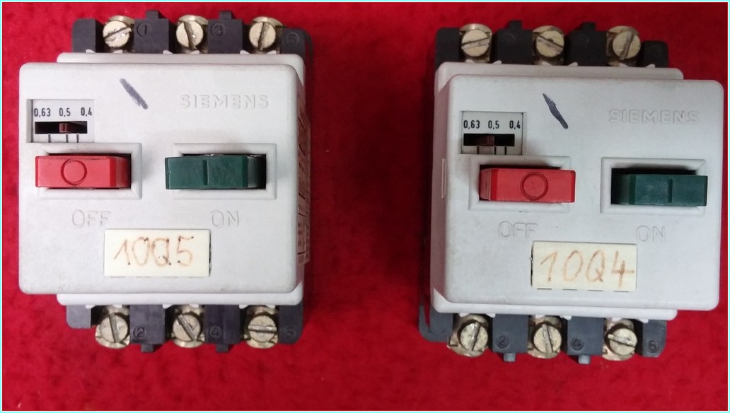 SIEMENS 3VE1010-2E 0,4-0,63A MOTOR KORUMA