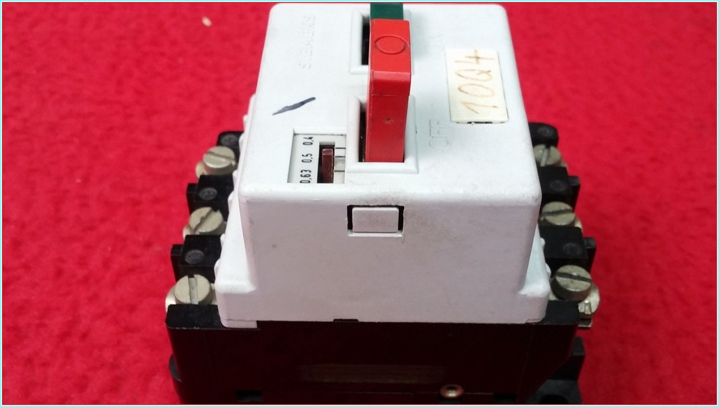 SIEMENS 3VE1010-2E 0,4-0,63A MOTOR KORUMA
