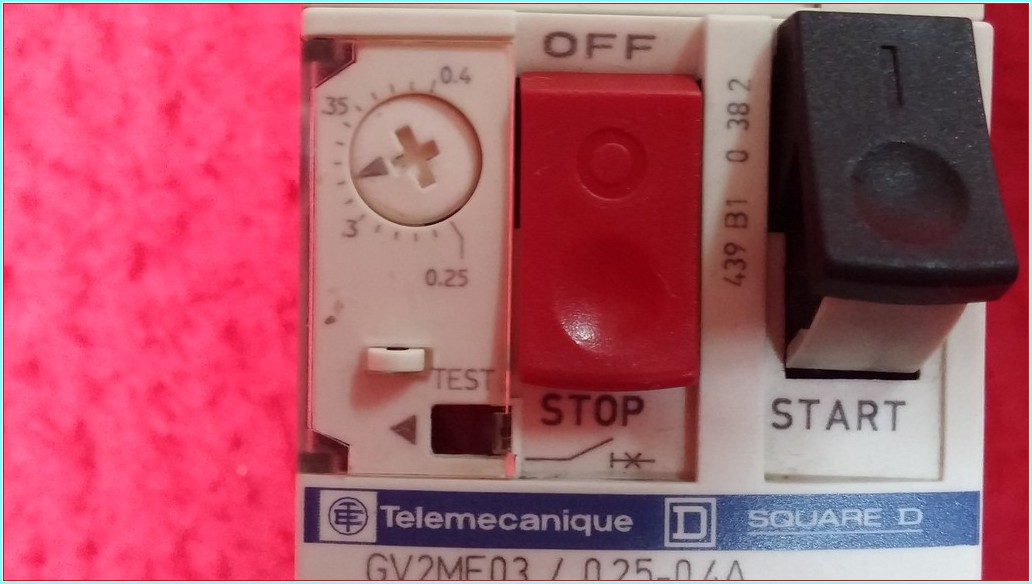 TELEMECANİQUE GV2ME03 0,25-0,4A MOTOR KORUMA