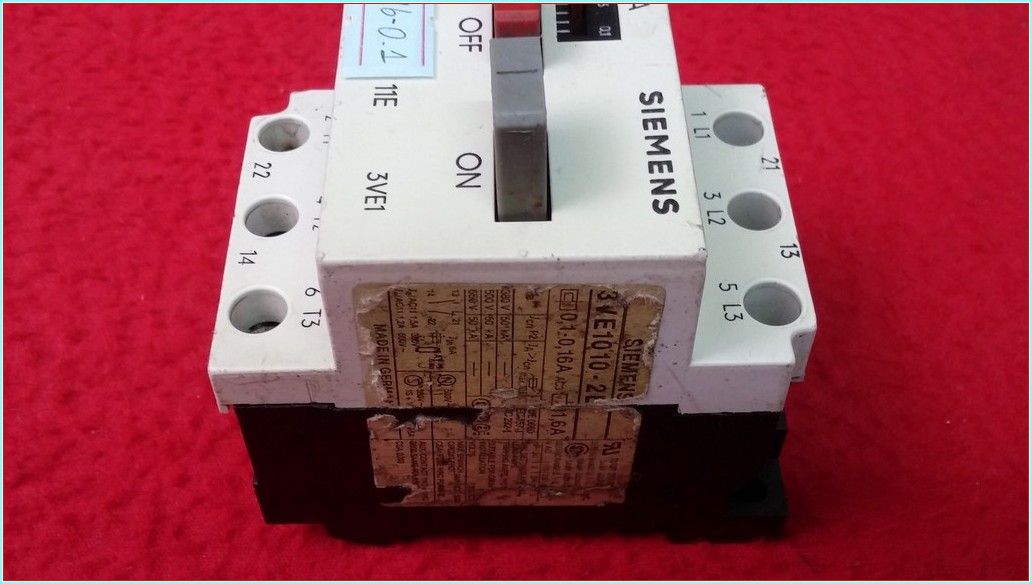 SIEMENS 3VE1010-2B 0,16-0,1A MOTOR KORUMA