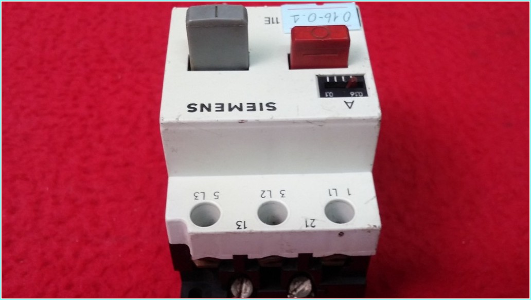 SIEMENS 3VE1010-2B 0,16-0,1A MOTOR KORUMA