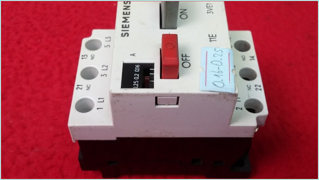 SIEMENS 3VE1010-2C 0,16-0,25A MOTOR KORUMA