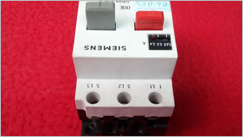 SIEMENS 3VE1000-2E 0,4-0,63A MOTOR KORUMA