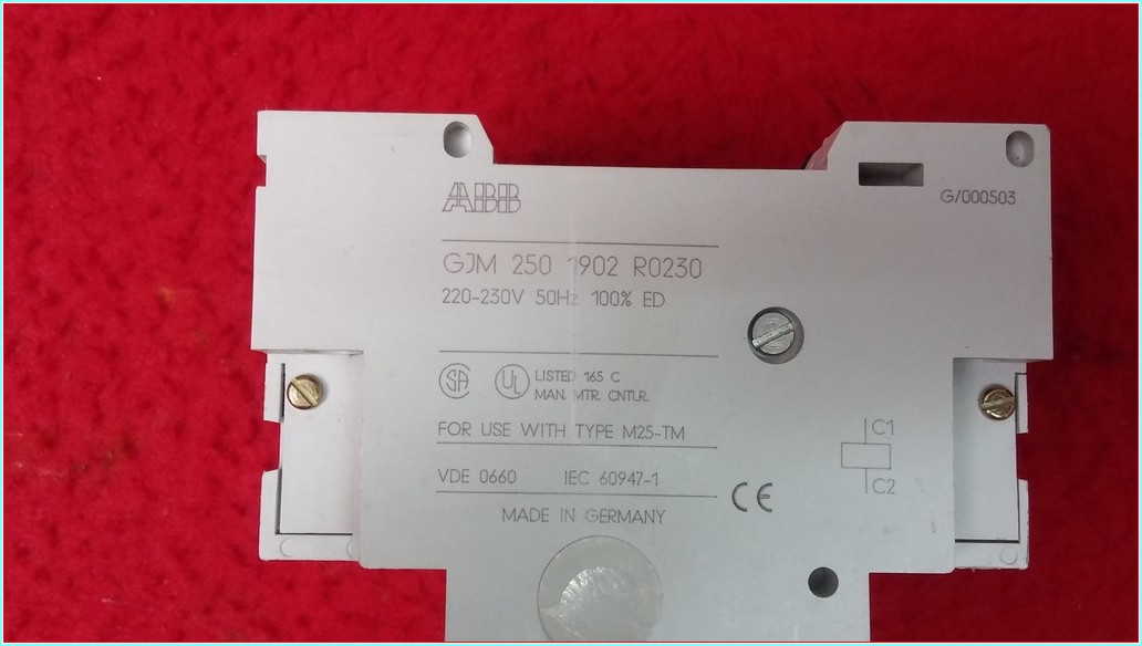 ABB M25-TM-1 0,6-1A YARDIMCI KONTAKLI MOTOR KORUMA