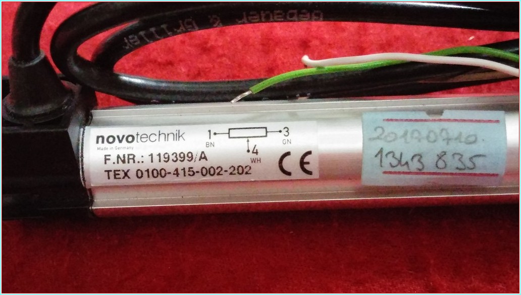 NOVOTECHNİK TEX 0100-415-002-202 POZİSYON DÖNÜŞTÜRÜCÜ POTANSİYOMETRE