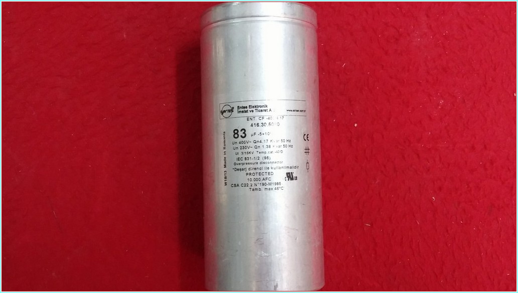 ENTES ENT CF-400-4,17 1,38 KVAR SIFIR KONDANSATÖR